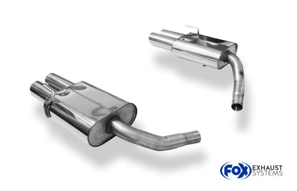 Endschalldämpfer rechts/links - 2x90 Typ 25 rechts/links passend für: Ford Explorer
